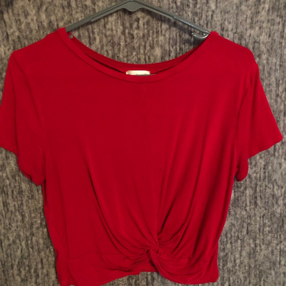 Red crop Top!